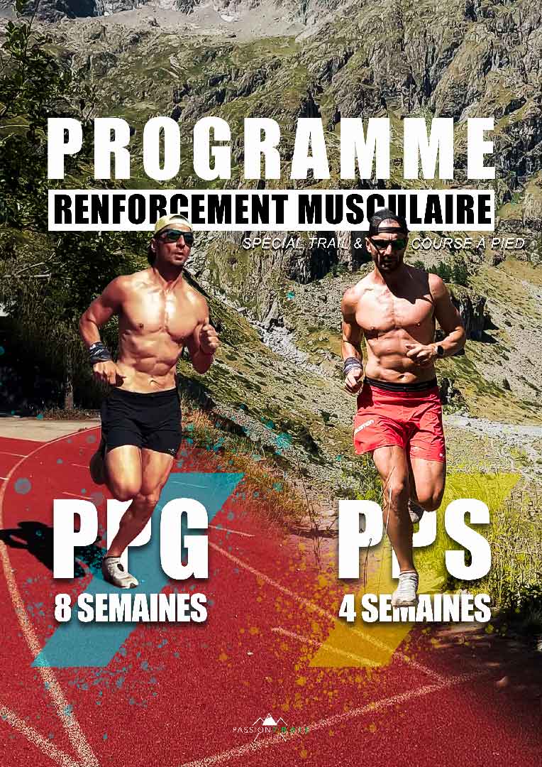 PROGRAMME RENFORCEMENT MUSCULAIRE PPG / PPS SPÉCIAL TRAIL RUNNING &amp;amp; COURSE À PIED (sans matériel)